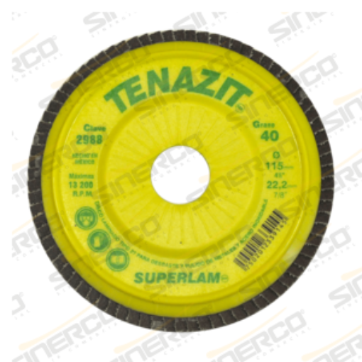 Imagen de 2988 DISCO LAMINADO G-40 SUPERLAM 4-1/2"X7/8"