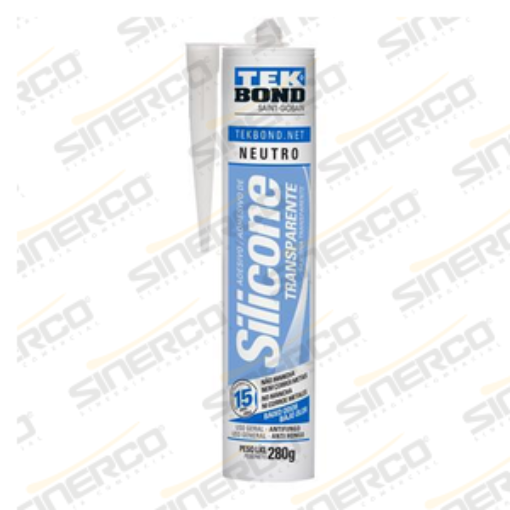 Imagen de SILICONA NEUTRA USO GENERAL TEKBOND 280/280G/ML CARTUCHO TRANSPARENTE