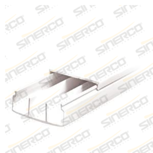 Imagen de CANAL 62X41 2.50 ML BLANCO 3 VIAS PAQ CON 6 PZAS