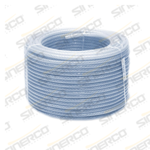 Imagen de MANGUERA TRAMADA TRANSPARENTE 3/8" X 100 MTS