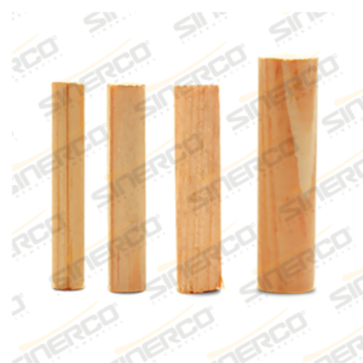 Imagen de TAQUETE DE MADERA 1/4" (BOLSA C/100 PZ.)