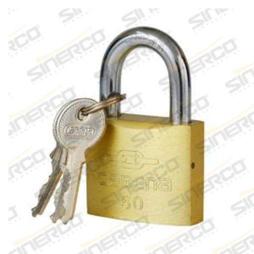 Imagen de CANDADO DE HIERRO LATONADO 20MM