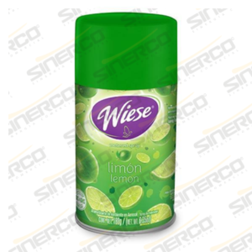 Imagen de WIESE   AEROSOL DISPARO CONTROLADO WIESE 180G/ 223ML CODIGO DE BARRAS 7501821505178 AROMA LIMÓN      