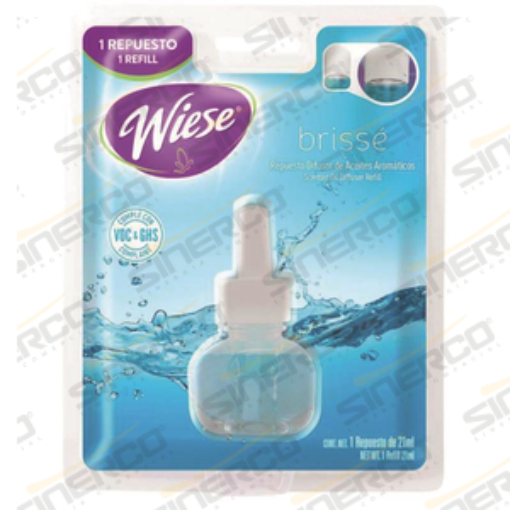 Imagen de WIESE  NDIER07 REPUESTOS DIFUSOR ELÉCTRICO WIESE 21ML CODIGO DE BARRAS 7501821505505 AROMA BRISSÉ REPUESTOS 1    