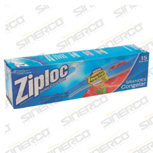 Imagen de ZIPLOC CONGELAR GRANDE 15 BOLSAS