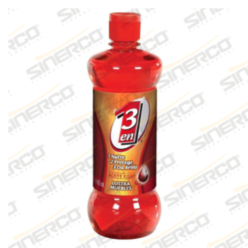 Imagen de 3 EN 1 ACEITE LUSTRADOR ROJO MADERA