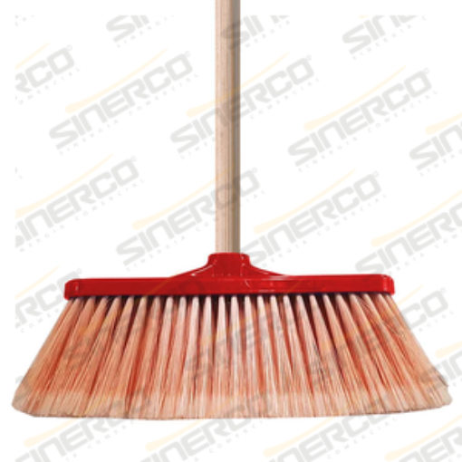 Imagen de SINERCO ESC0018-MAD ESCOBA NAPOLITANA C/BASTÀN ESCOBA ROJA