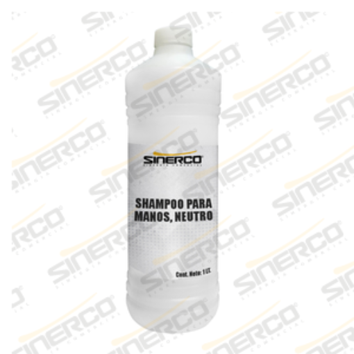 Imagen de SINERCO   SHAMPOO P/MANOS SIN AROMA NEUTRO LITRO     