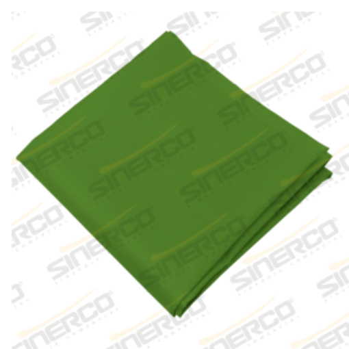 Imagen de TELA IGNIFUGA 300 SATIN AWSR 1.60X1 M. VERDE JADE