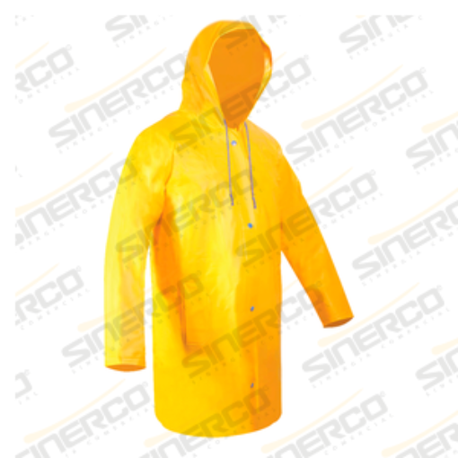 Imagen de GABARDINA IMPERMEABLE CORTA AMARILLA EXTRA GRANDE