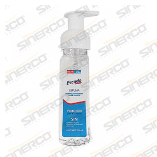 Imagen de KCP 91790 ESCUDO ESPUMA DERMOLIMPIADORA PARA MANOS 270ML CON 24 PIEZAS